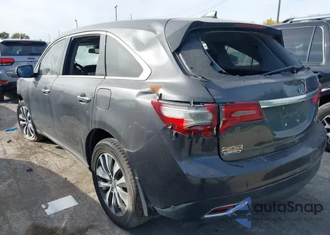 2014 Acura Mdx Technology Package z USA, uszkodzony, nr VIN 5FRYD4H42EB032025